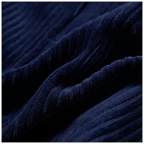 Abito Scamiciato Da Bambina Velluto A Coste Blu Marino 128 - Foto 7