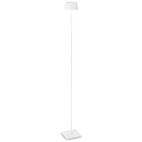 Pianrtana Da Terra Contemporanea Pure Metallo Bianco Led 1,5w 3000k Ip54 - Foto 1
