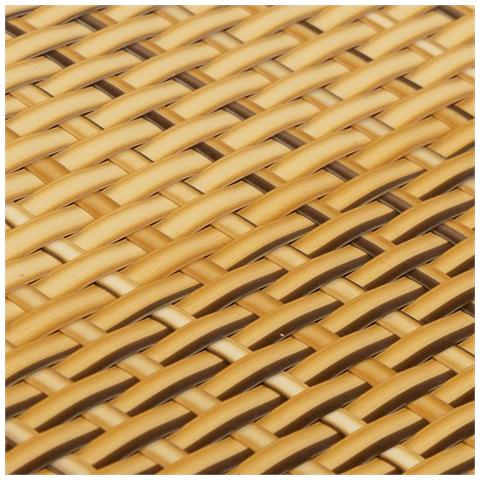 Paravento Da Balcone Marrone Chiaro 500x90 Cm In Polyrattan - Foto 2