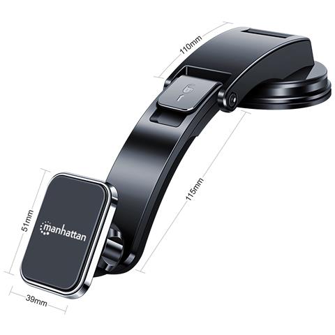 Stand Smartphone Da Cruscotto Dell'auto Con Supporto Magnetico - Foto 3