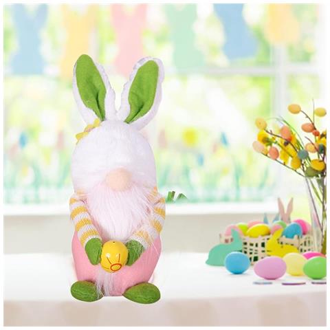 Coniglio Pasquale In Peluche Da 25cm - Decorazione Adorabile Per La Primavera! - Foto 2