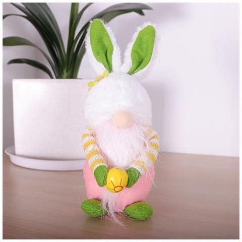 Coniglio Pasquale In Peluche Da 25cm - Decorazione Adorabile Per La Primavera! - Foto 5