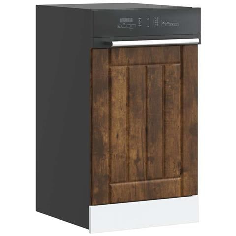 Pannello Lavastoviglie Lucca Rovere Fumo In Legno Multistrato - Foto 1