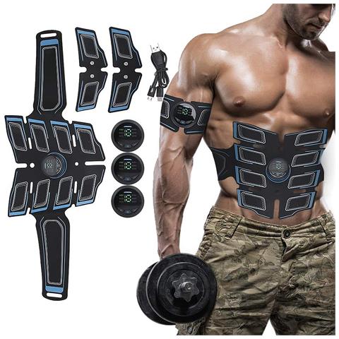 Cintura Elettrostimolatore Muscolare E Massaggio Ems Intelligente. Massaggiatore Stimolante Per Addominali, Braccia/gambe. Batteria Ricaricabile. - Foto 1