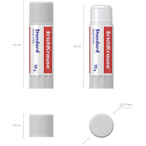 Standard Asta Adesivo polivinilpirrolidone 19 g - Foto 2