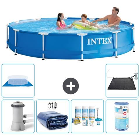 Piscina Fuori Terra - In Giro - 366x76 Cm - Blu - Include Accessori Coordinati A1765 - Foto 1