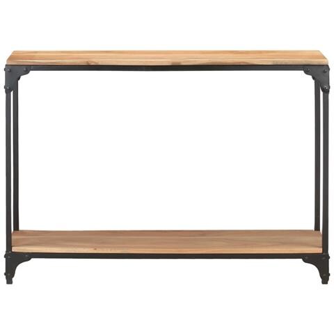 Tavolo Consolle 110x30x75 Cm In Legno Massello Di Acacia - Foto 1