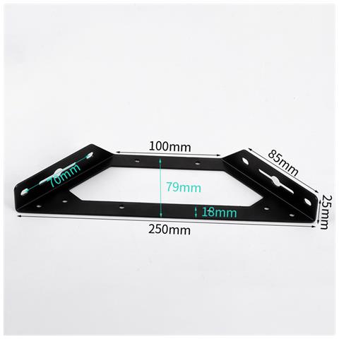 Heavy Duty Corner Brace - Multi-angle Joint Fastener (confezione Da 2) - Foto 3