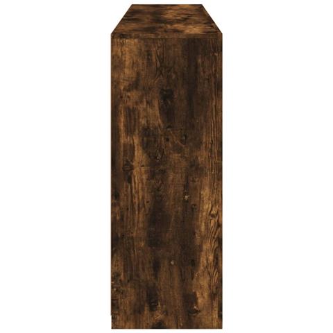 Credenze con Luci LED 3 pz Rovere Fumo in Legno Multistrato - Foto 9