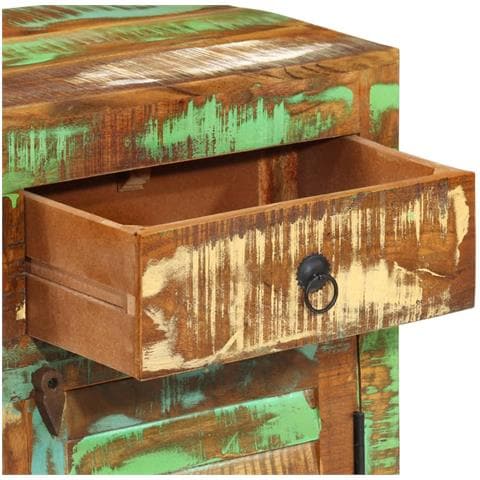 Credenza 110x30x65 In Legno Massello Di Recupero - Foto 8