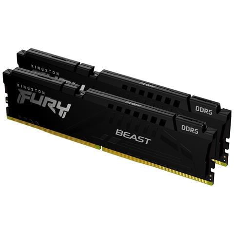 Memoria FURY Beast 128 GB (2x64 GB) DDR5 Frequenza 5600 MHz CL40 Formato DIMM 288-pin Colore Nero - Foto 1