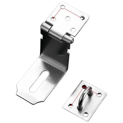 Catenaccio A 90 Gradi In Acciaio Inossidabile 304 Rorzato Da 5 Pollici Con Viti - Foto 1