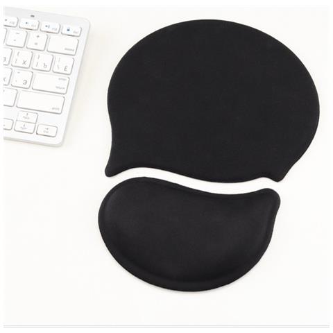 Tappetino Per Mouse Ergonomico In Silicone Diviso Con Poggiapolsi - Personalizzabile E Antiscivolo - Foto 2
