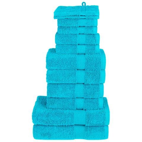 Set ASciugamani SOLUND 12 pz Turchesi 600 gsm - Foto 1