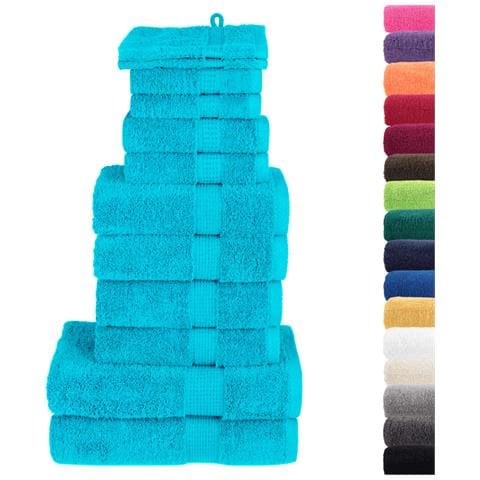 Set ASciugamani SOLUND 12 pz Turchesi 600 gsm - Foto 2