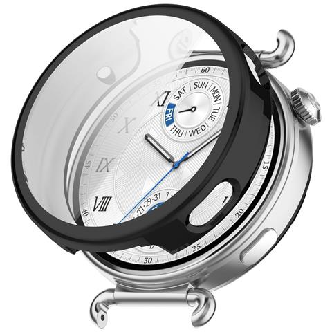 Custodia Protettiva Completa In Tpu Compatibile Con Huawei Watch Gt6 46mm - Nera - Foto 6