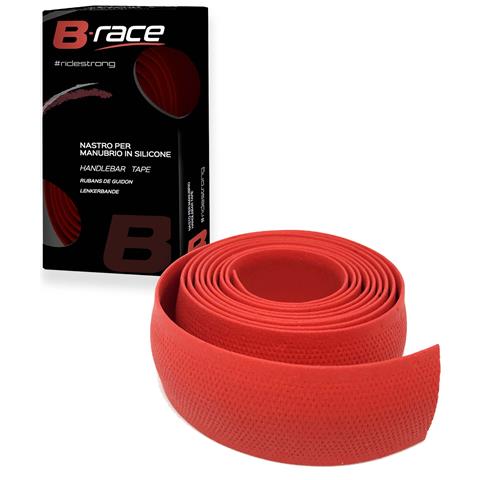 Nastri Manubrio B-race Rosso In Silicone Paio - Foto 1