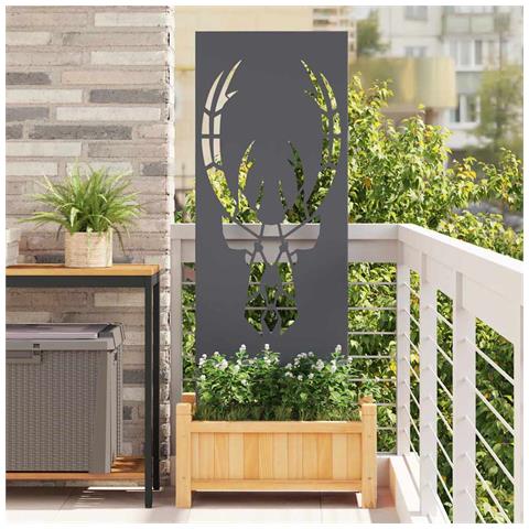 Pannello Decorativo da Giardino Antracite 50 x 140 cm - Foto 2