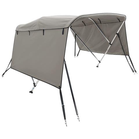 Bimini di Prua con Pareti Laterali 3 Archi 183x(154-167)x137cm - Foto 1