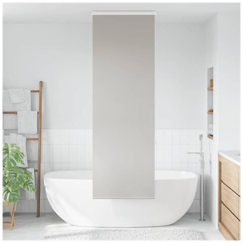 Tenda a Rullo per Doccia Cassonetto 60x240 cm Larghezza Tessuto - Foto 2