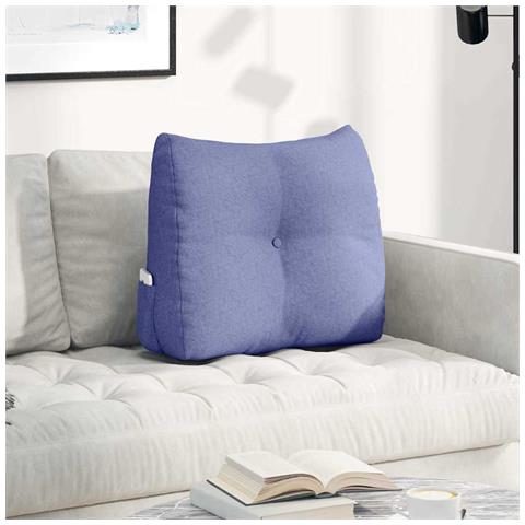 Cuscino per Schiena Blu jeans 60 x 24 x 50 cm Tessuto - Foto 2
