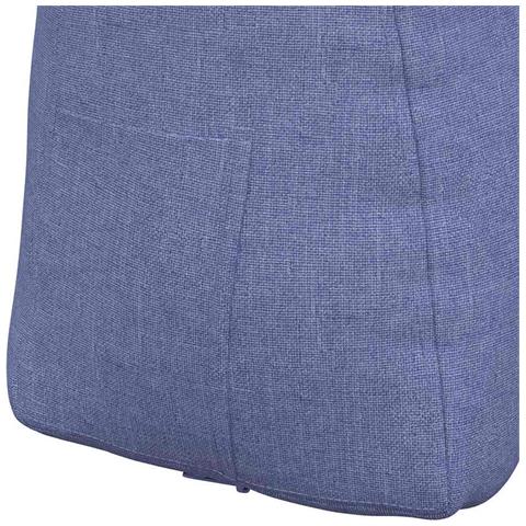 Cuscino per Schiena Blu jeans 60 x 24 x 50 cm Tessuto - Foto 9