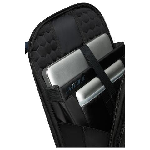 Pro-DLX 6 Backpack expandable 15.6" zaino City backpack Blu Nylon - Foto 6