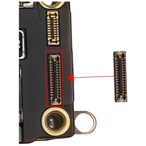 Connettore Fpc Fotocamera Infrarossi Per Iphone 16 Pro / 16 Pro Max 26 Pin - Foto 2