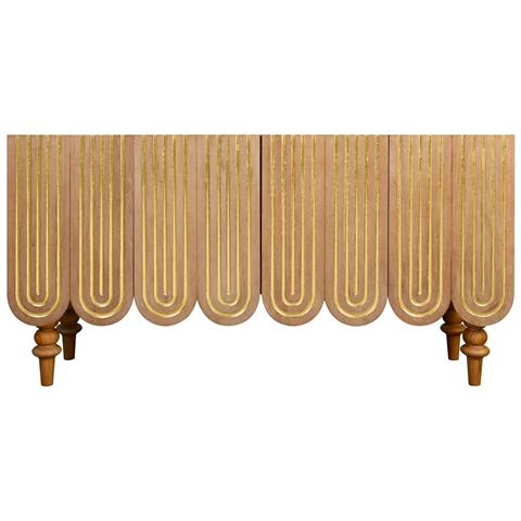 Mobile Da Ingresso In Legno Marrone 160x42x81 - Foto 2