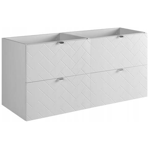 | Mobiletto 120 cm - Blanc Mat - Mobili da bagno - Mobili da bagno - Mobiletti - Senza ripiano - Foto 2