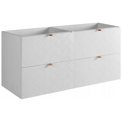 | Mobiletto 120 cm - Blanc Mat - Mobili da bagno - Mobili da bagno - Mobiletti - Senza ripiano - Foto 1