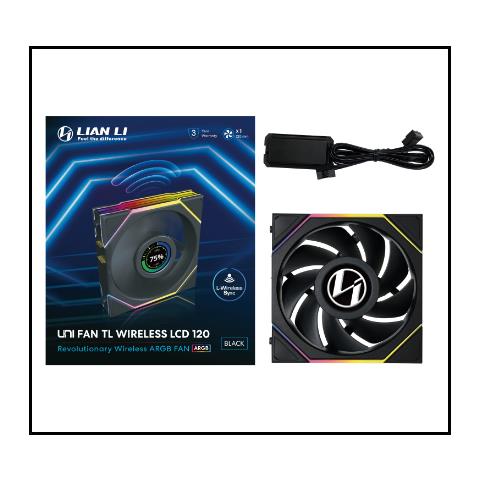 Uni Fan TL Case per computer Ventilatore 12 cm Nero 1 pz - Foto 2
