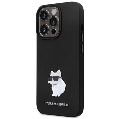 Custodia Karl Lagerfeld Silicone C Metal Pin Per Iphone 14 Pro - Foto - Foto 5