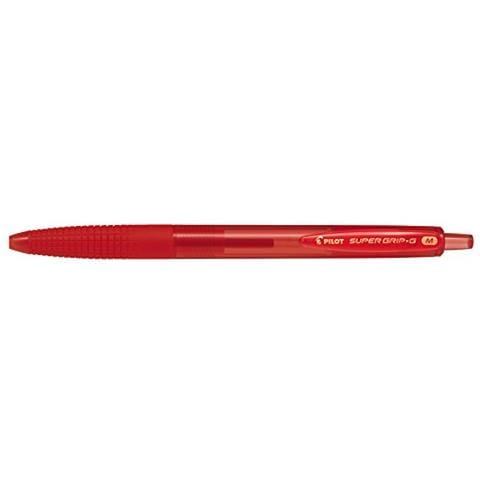 confezione da 12 pezzi - penna sfera supergrip g a scatto rosso punta fine 0.7mm - Foto 1