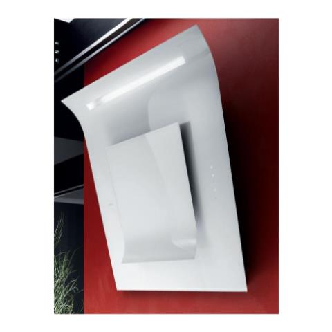 Cappa a Parete Sinfonia WH /F / 80 Aspirante 80cm Colore Bianco - Foto 1