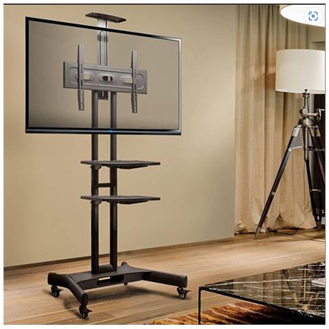 Supporto TV con ruote TS1551 70" 45kg Colore Nero - Foto 4