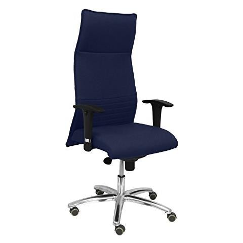 Poltrona Albacete Xl Bali Blu Navy Fino A 160 Kg Sedie Da Ufficio, Taglia Unica - Foto 1