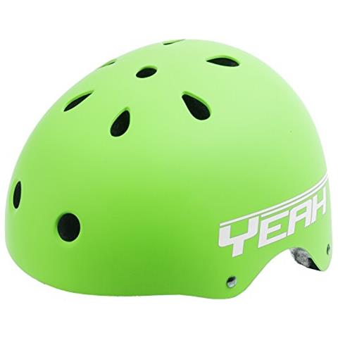  - casco Per Bicicletta Yeah. , Unisex, Fahrradhelm Yeah!, Mattgrün, L - Foto 1
