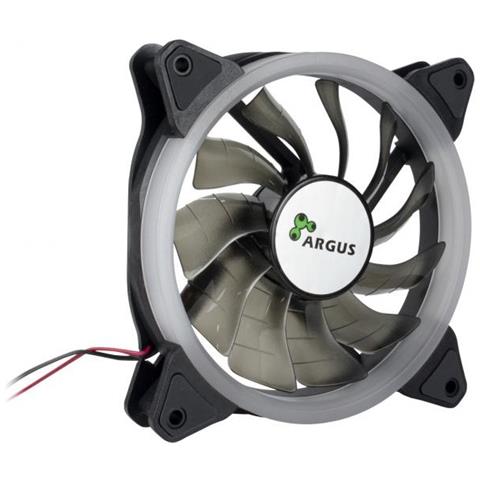 Ventola RS-051 RGB Case per Computer Ventilatore 12 cm Nero - Foto 1