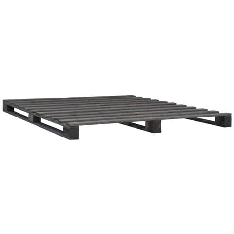 Lettino Prendisole in Legno Massello Acacia Grigio Slavato - Foto 2