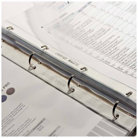 Buste Trasparenti Perforate 100 pz A4 Apertura Superiore - Foto 2