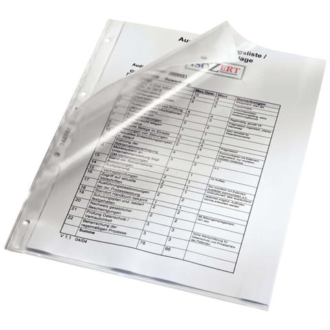 Buste Trasparenti Perforate 100 pz A4 Apertura Superiore - Foto 3