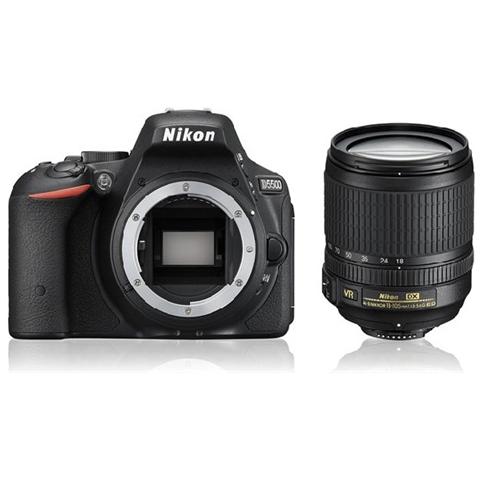 D5500 Nero Kit 18-105 AF-S DX VR Sensore CMOS 24Mpx Display Touchscreen 3'' Filmati Full HD Wi-Fi - Foto 14