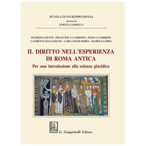 Gabrielli - Il Diritto Nell'esperienza Di Roma Antica. Per Una Introduzione Alla Scienza Giuridica - Foto 1