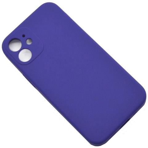 Custodia Tpu Silicone Lite Cover Soft-case Per Apple Iphone 12 Mini Indigo - Foto 1