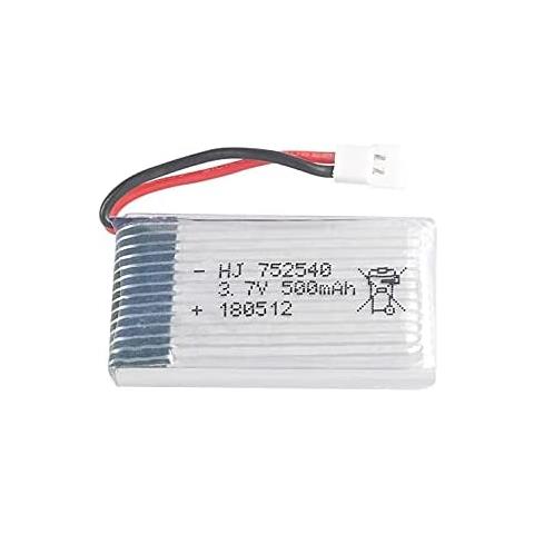1 Pezzo Batteria Lipo Ricaricabile 3.7v, 500 Mah Per Rc Droni Quadricotteri Syma X5 X5c X5sc X5sw, Cheerson Cx-30w, Skytech M68, Wltoys - Foto 1