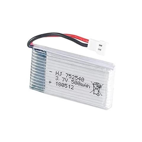 1 Pezzo Batteria Lipo Ricaricabile 3.7v, 500 Mah Per Rc Droni Quadricotteri Syma X5 X5c X5sc X5sw, Cheerson Cx-30w, Skytech M68, Wltoys - Foto 3