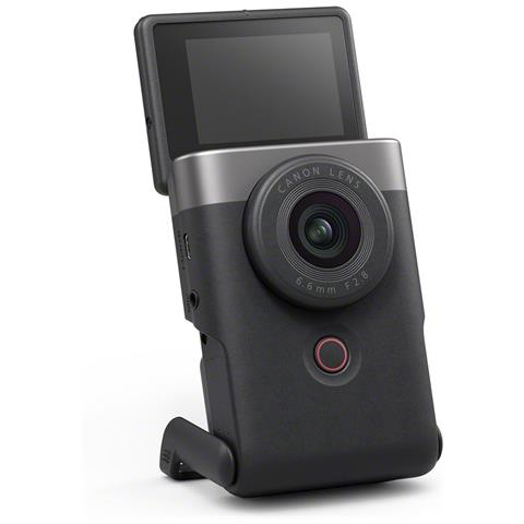 Powershot V10 Silber Erweitertes Vlogging-kit - 20 Mp - 5472 X 3648 Pixel - Cmos - 4k Ultra Hd - Touchscreen - Silber (5946005) - Foto 2