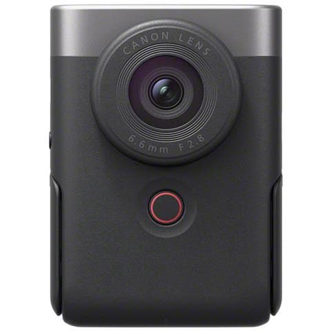Powershot V10 Silber Erweitertes Vlogging-kit - 20 Mp - 5472 X 3648 Pixel - Cmos - 4k Ultra Hd - Touchscreen - Silber (5946005) - Foto 1