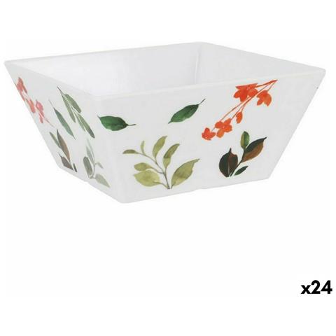 Ciotola Per Aperitivi La Mediterránea Petunia Melammina Brillante 18 X 18 X 8 Cm (24 Unità) - Foto 1